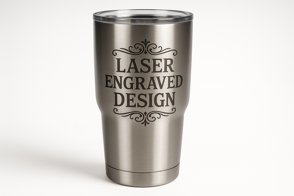 30oz Tumbler laser engraved